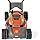 Husqvarna HU800AWD Toy Lawn Mower, Orange